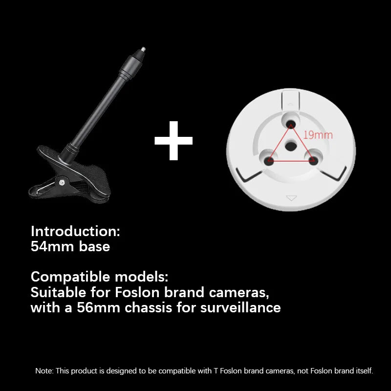 Video monitoring clip - No drilling required. Can be attached freely. Supports multiple models. Compatible with Xiaomi, TP-LINK,