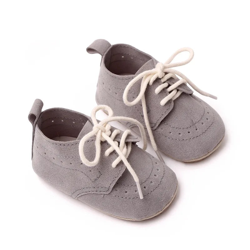 Newborn Baby Shoes Baby Boy Girl Shoes Classic Leather Rubber Sole Anti-slip Toddler First Walkers Infant Girl Shoes Moccasins