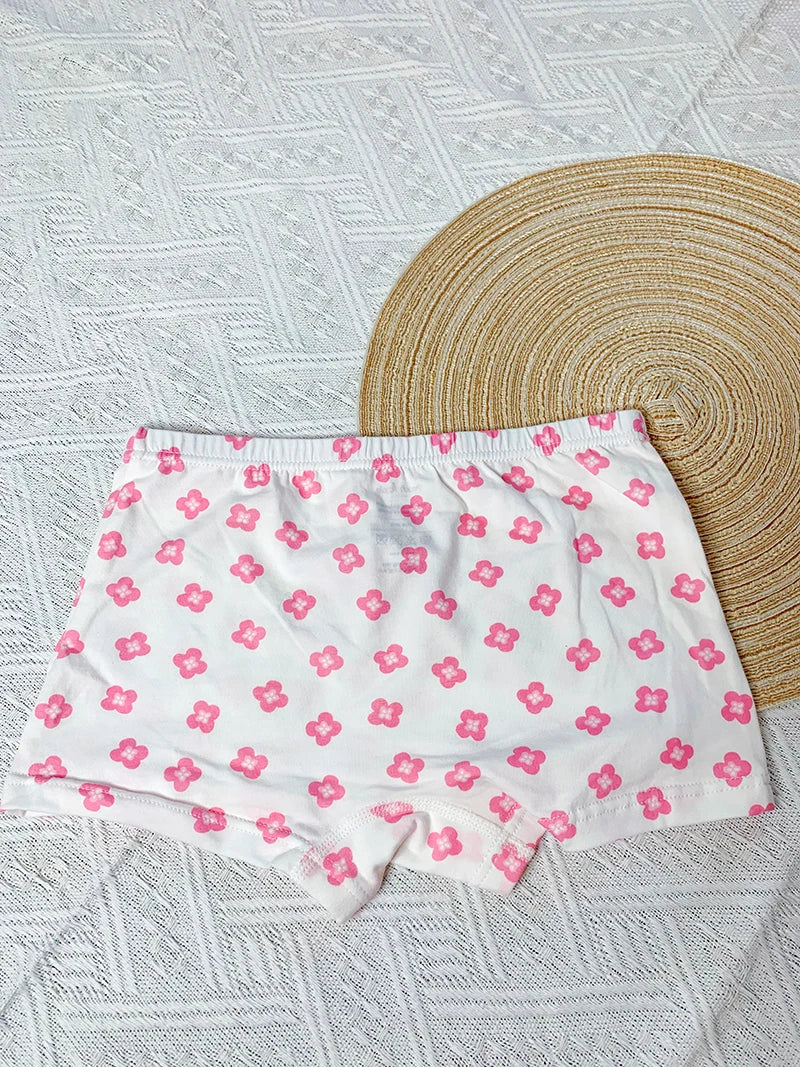 Girls' Underwear Cotton Shorts Children's Cartoon Shorts 5-Pack