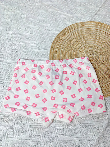 Girls' Underwear Cotton Shorts Children's Cartoon Shorts 5-Pack
