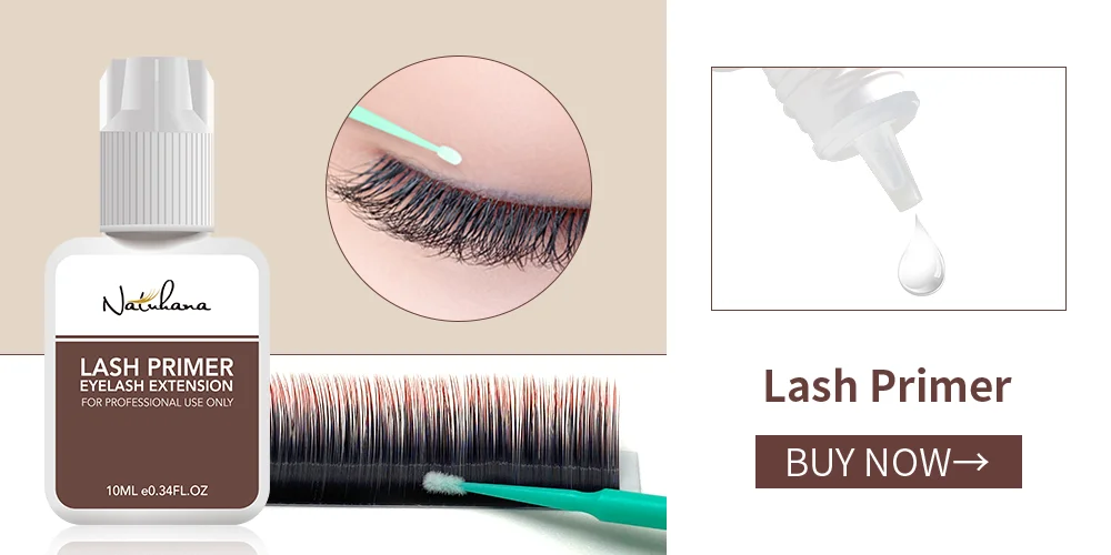 NATUHANA 3pc/lot Eyelash Glue Waterproof Lashes Extensions Adhesive Fast Drying Long Lasting Eye Glue Makeup Tools