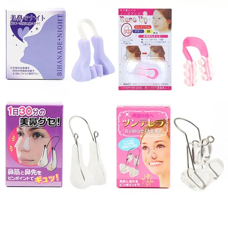Nose Up Lifting Shaping Shaper Orthotics Clip Beauty Nose Slimming Massager Straightening Clips Tool Nose Up Clip Corrector