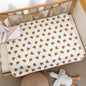 70*90cm Baby Urine Mat Breathable Waterproof Washable Cute Cotton Yarn Printed Newborn Diaper Pad Suitable for All Seasons