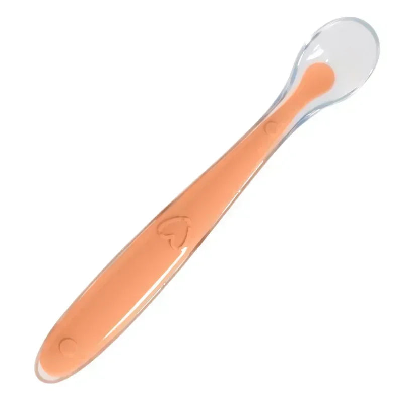 2/1pcs Silicone Spoon for Baby Infant Feeder Spoons for Children Kids Soft Safety Feeding Spoons BPA Free Baby Utensils Flatware