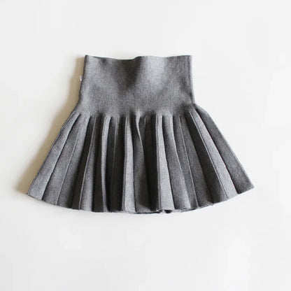 Kids Girls' Dress Children's Student Short Skirt Baby' Clothing Half Skirt Princess Pleated Tutu Skirt