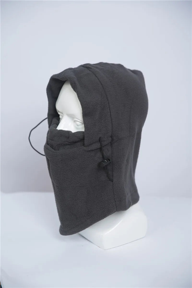 New Fashion Warm Cap Winter Men Women Hats Thermal Fleece Balaclava Hats Neck Warmer Hiking Scarves Outdoor Riding Windproof Cap