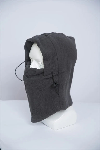 New Fashion Warm Cap Winter Men Women Hats Thermal Fleece Balaclava Hats Neck Warmer Hiking Scarves Outdoor Riding Windproof Cap