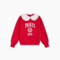 New Trend 26Aw TNS Style Pure Cotton Sweatshirt Top for Boys and Girls Pretty Girls