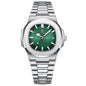 POEDAGAR Luxury Watch For Man Waterproof Luminous Date Men Wristwatch Square Stainless Steel Business Men's Quartz Watches Reloj