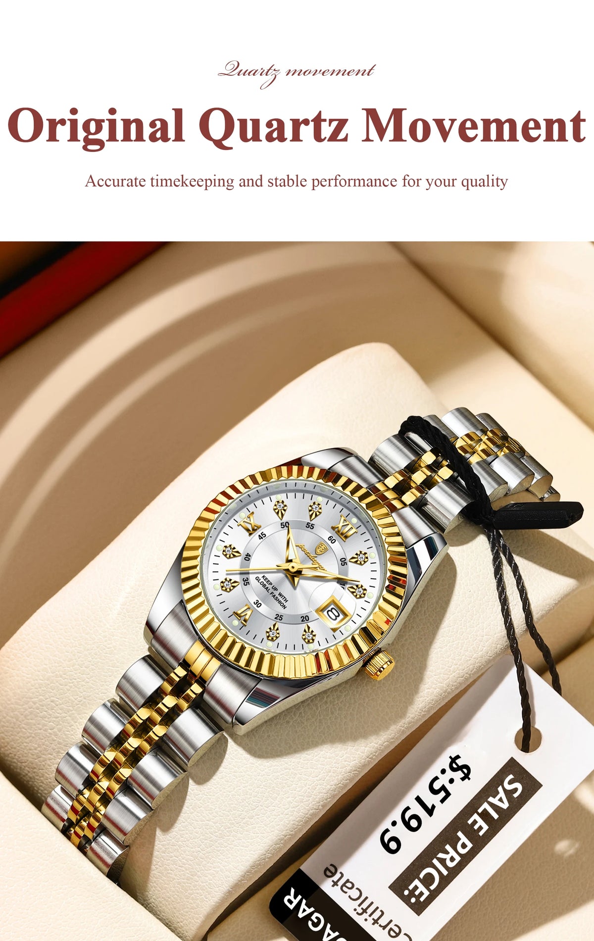 POEDAGAR Luxury Watch For Woman Luminous Waterproof Date Stainless Steel Ladies Watch Fashion Casual Quartz Women's Watches Gift