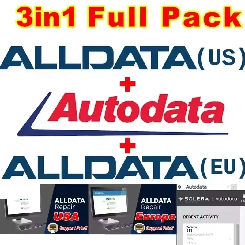 Newest AllData 10.53 Link Auto Data 3.45 ATSG Software Auto Repair AllData Software All Data Car Software with Wiring Diagram