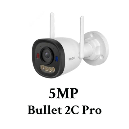 IMOU Bullet 2C Pro 3MP/5MP 2K/3K WiFi 6 Outdoor AOR Mode Security Camera Human Vehicle Detection Night Vision IP67 IP Camera