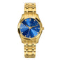 BERNY Golden Watch for Women Quartz Luxury Diamond Shape Lens Ladies Wristwatch Waterproof Stainless Steel Fashion Women Watch