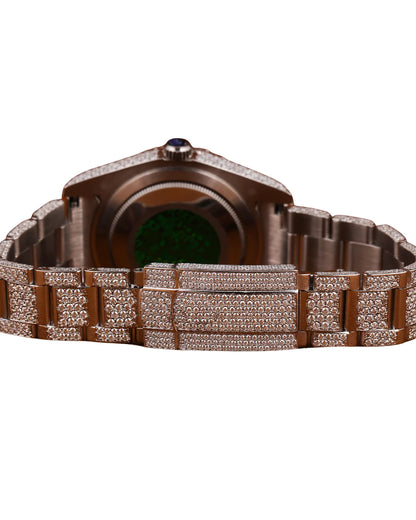 New Full White Gold Plated Arabic Dial Quartz Watches Anniversary And Wedding Gift For Men's from Indian Supplier