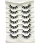NEW 7pairs 8D Mink Lashes Natural Short False Eyelashes Mink Eyelashes 3D Mink Lashes Wispy HandMade Full Strip Lashes  Makeup