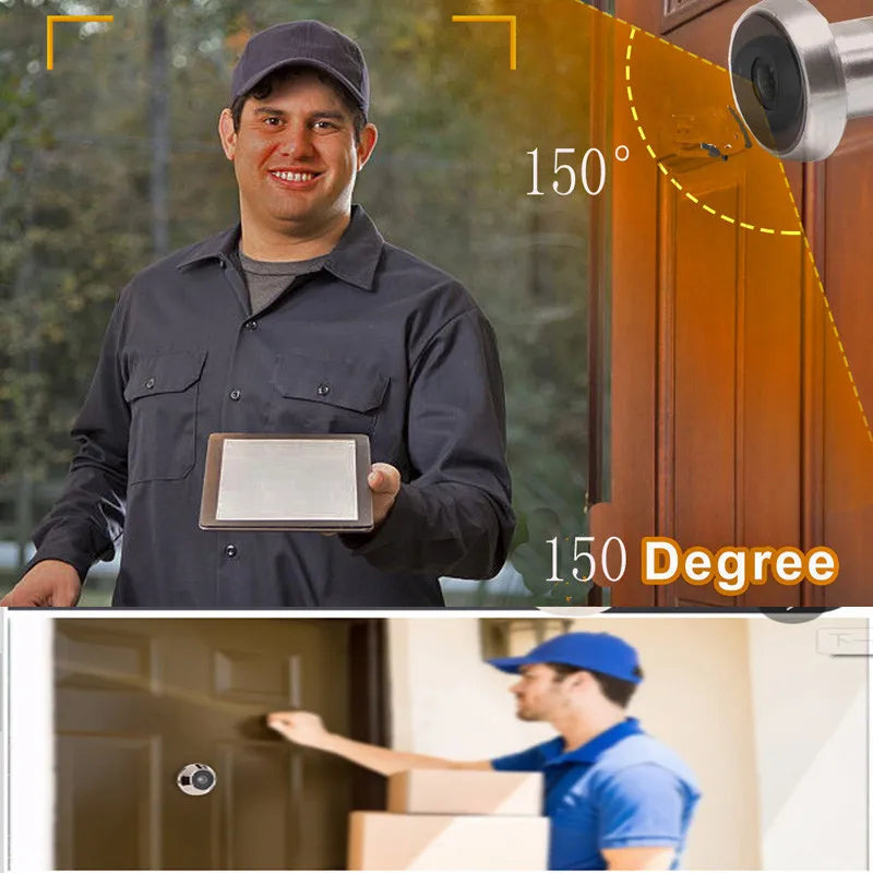 Peephole No Expansion Hole Diameter 16mm 1080P Wide Angle Cat Door Eye Hole Camera Security Wifi Mini IR Wireless Camera Viewer