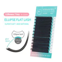 GLAMLASH L+/LC/LD/LU(M)/N Curl 7~15mm MIX 16rows/Case Mink Eyelash Extension Individual Lashes Soft False Eyelashes