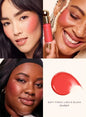 Rare Beauty New Butter Lip Balm Moisturizing Plumping Lip Gloss Liquid Powder Blusher Long Lasting Natural Highlight Cosmetic