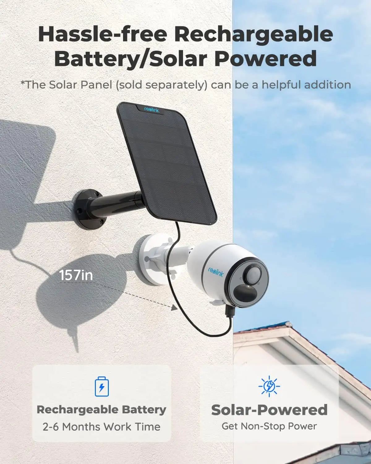 REOLINK 4MP 4G LTE Celluar Security Camera Person/Vehicle/Animal Detection 2-Way Talk Solar & Battery Home Surveillance Camera