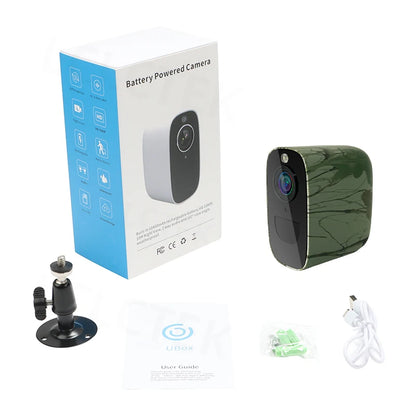 LCLCTEK 4G SIM Card Battery Powered Security Camera Full Color 4MP PIR Detection IP66 Outdoor Wireless CCTV Surveillance Cam