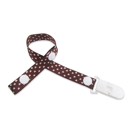 Adjust Baby Pacifier Clip Chain Ribbon Dummy Holder Chupetas Soother Pacifier Clips Leash Strap Nipple Holder for Infant Feeding