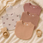5PCS Adjustable Soft Absorbent Baby Bibs for Saliva Prevention Suitable for Newborns Infants for Feeding Teething Daily Use