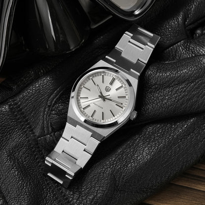 Watchdives Quartz Watches VH31 Sweep Movement New Sapphire Luxury Watch 37mm BGW9 Luminous 100m Waterproof Mens Watch