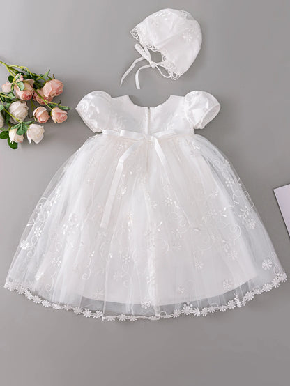 Baby Girl Dress New Collection Fashion Girls Elegant Frock Kids Satin Birthday Party Long Dress