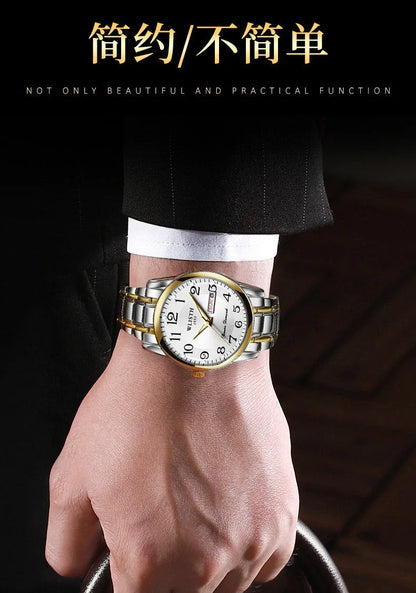 Luxury Women Watch Quartz Watch Digital Wristwatch Waterproof Calendar Luminous Watch Fashion Business Light Man Clock Watches