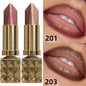 2pcs Glitter Shiny Metallic Two Tone Lipstick Matte Sexy Red Pearlescent Lip Tint,Long Lasting Lip Senior Lip Korean Makeup Gifts Lip Gloss Cosmetic  Beauty
