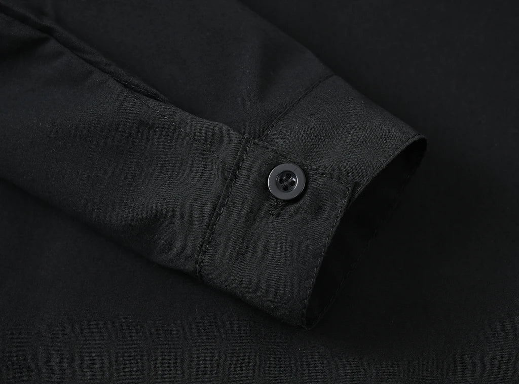 Children's Shirt in the Spring and Autumn New Boys and Girls Suit Collar Shirt Children's Pure Color Long Sleeve Shirt