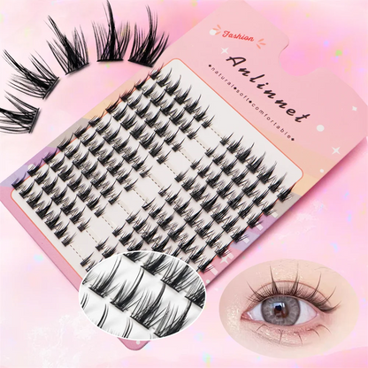 Large Capacity Wheat Ear Fake Eyelashes Anime Eyelashes Natural Eyelashes Cosplay Single Cluster Fake Eyelashes Beginner Makeup
