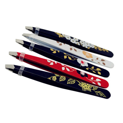 Professional Eyebrow tweezers Hair Beauty Slanted Stainless Steel Tweezer Tool