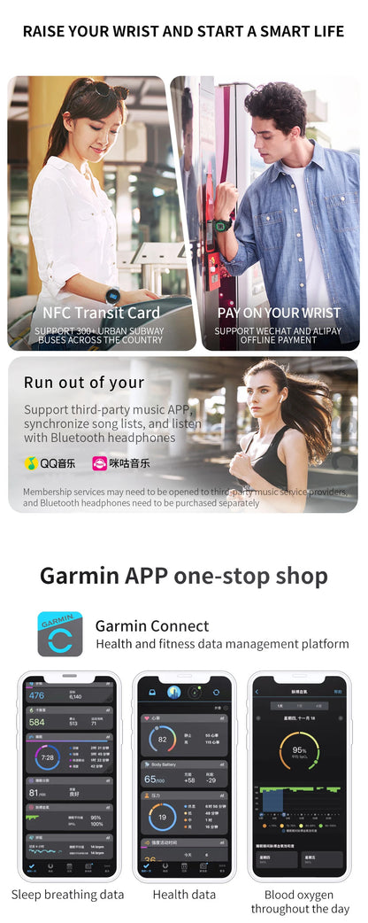 Garmin Forerunner 255 Running Riding SwimmingProfessional Triathlon Marathon Track and Field Training Outdoor Smartwatch