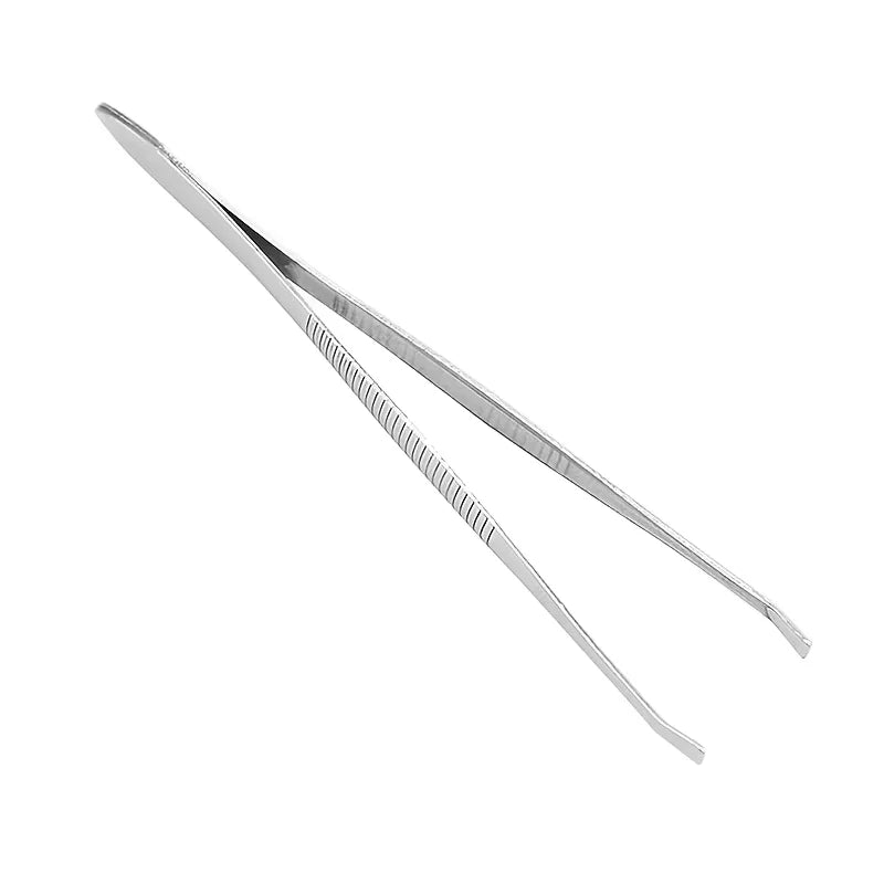 Stainless Steel Convenient Small Tool Eyebrow Pliers Eyebrow Tweezers Professional Eyebrow Hair Removal Tweezer Flat Tip Tools