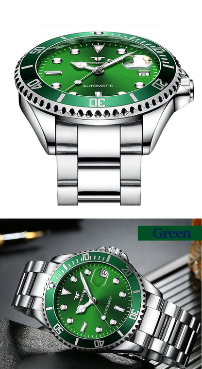 FNGEEN 9001 Luxury Brand Men's Watch Steel Tourbillon Frame Mechanical Watch Luminous Automatic Date Diamond Watch 2026