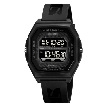 SKMEI 2282 Watches For Men Women 5Bar Waterproof Stopwatch Countdown Wristwatches Reloj Hombre Fashion Digital Sport Electronic