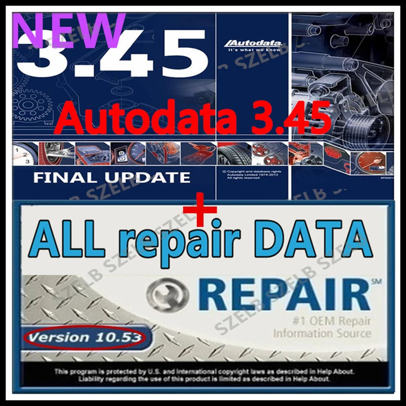 New Auto Repair Software All Repair Data 10.53 Software + Autodata 3.45 Software Alldat Autodata 3.45 Software Unlimited Install