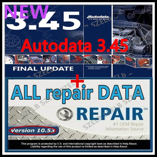 New Auto Repair Software All Repair Data 10.53 Software + Autodata 3.45 Software Alldat Autodata 3.45 Software Unlimited Install