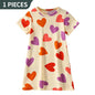 1/2 Piece Children's Sweet And Lovely Straight Skirt Loose And Comfortable Girl's Home Skirt Casual Round Neck Plus Size Skirt