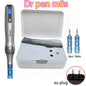 Dr Pen M8S Microneedling Pen Wireless Dermapen Beauty Machine with 2pcs Replacement Cartridges needle length 0.25mm