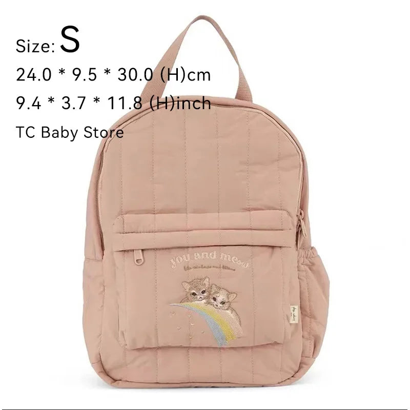 KS Baby Backpack 2024 New Kids Schoolbag Kindergarten Bags Brand Traveling Mom Cherry Lemon Children's Boys Girls Storage