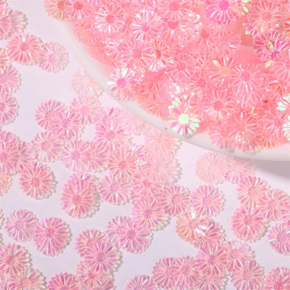 500g/bag 9mm Daisy Sequins - Glitter Flakes for Slime Filling, Nail Art & Phone Case Decor, DIY Resin Craft Accessories