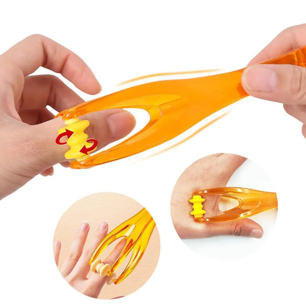 Hand Acupuncture Points Finger Joint Hand Massager Rollers Handheld Massager Relaxation Blood Circulation Health Care Massage