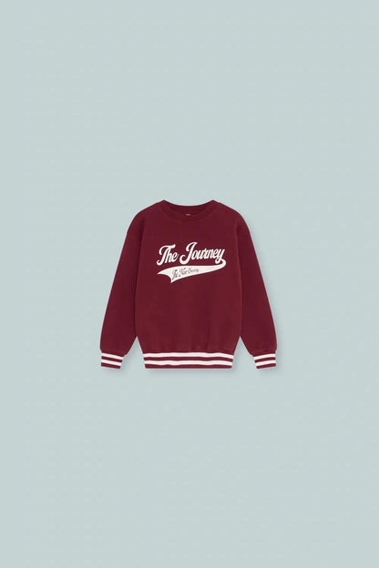 New Trend 26Aw TNS Style Pure Cotton Sweatshirt Top for Boys and Girls Pretty Girls