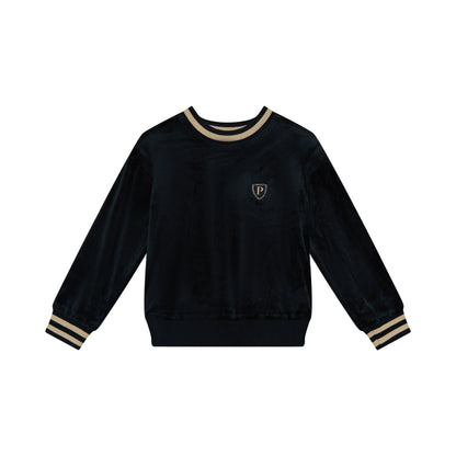 Ali Plus 2026 AW Velvet Collection Family Matching Clothing Children Long Sleeve Top Girl Dress Baby Footie High Quality Clothes
