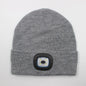For Woman Cap Night Running Fishing Riding Sports Teenager Beanies Winter Men Beanie Hat with LED Light Rechargeable Knitted Hat