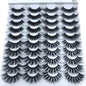 16 Pairs 3D Mink Lashes Natural False Eyelashes Dramatic Volume Fake Lashes Makeup Eyelash Extension Silk Eyelashes