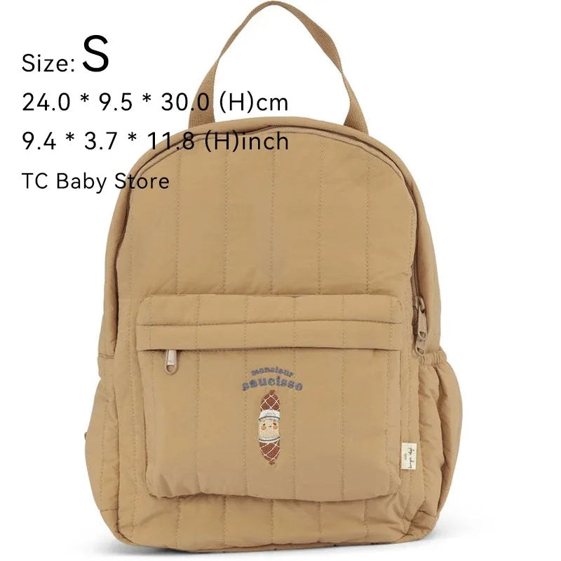 KS Baby Backpack 2024 New Kids Schoolbag Kindergarten Bags Brand Traveling Mom Cherry Lemon Children's Boys Girls Storage