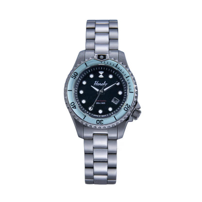 Horolo 30mm Women's Watches Japan Solar Movement Luminous Water Resistant Sapphire Stainless Steel Luxury Watch Gift For Wife
